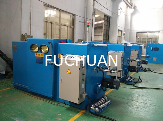 PLC Controle Naakte Koperdraad die Machine Magnetische Spanning verdraaien, betaalt Materiaal