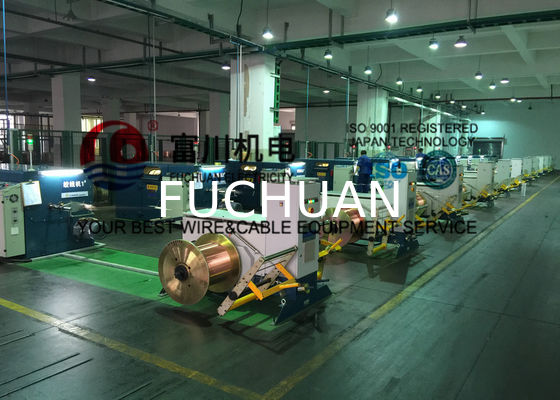 FUCHUAN Touchscreen dubbele twist bosmachine Buncher Pitch 6.3-52.3