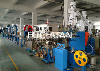 De Uitdrijvingsmachine van de Fuchuankabel voor Plastic de Uitdrijvingsdraad Dia 0.64mm van pvc