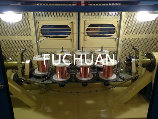FUCHUAN 4000 Twist Koperdraad Bundelmachine Touchscreen Bediening 19 Stuks