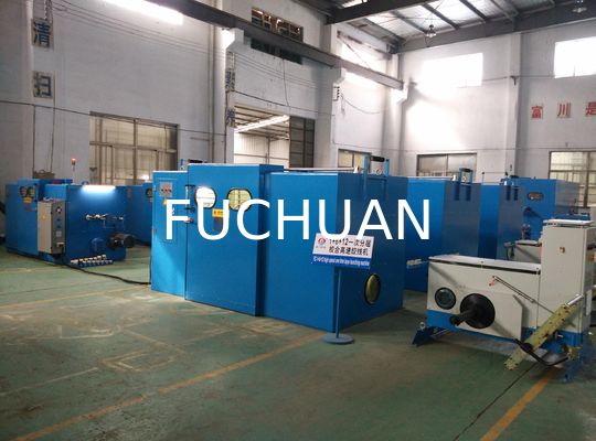 PLC Controle Naakte Koperdraad die Machine Magnetische Spanning verdraaien, betaalt Materiaal