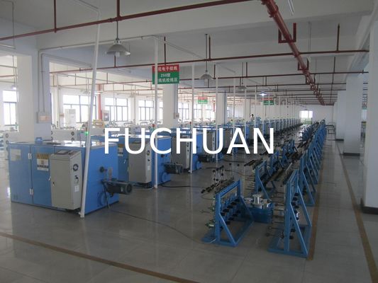Sky Blue Copper Wire Twisting Machine Bunching 5000 Rotating Speed Touch Screen Operatie