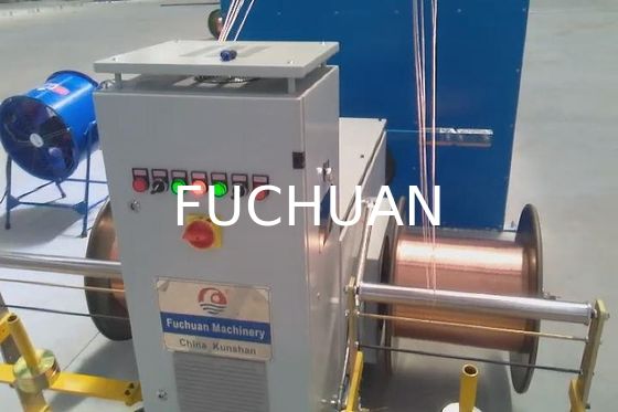 Tinnen Koperdraad Torsiemachine 5.5Kw Medische Apparatuur Luchtvaart Dubbele Kop