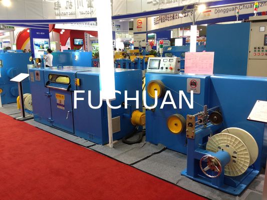 2500 RPM Bare Copper Wire Twisting Machine 3.7Kw High Frequency Data Cable