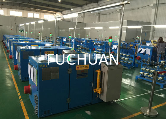 7000 Twist Copper Wire Twisting Machine Bunching 0,05 mm - 0,28 mm Eenvoudige draad