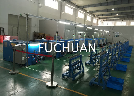 0.03mm koperdraad draaimachine 24 zones dubbel draaien buncher apparatuur