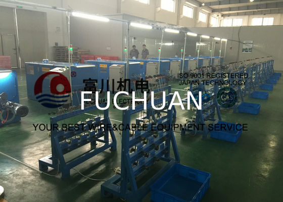 Laag geluid 7 stuks Alloy Wire Bunching Machine Touch Screen Operating Equipment