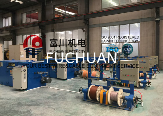 FUCHUAN Touchscreen dubbele twist bosmachine Buncher Pitch 6.3-52.3