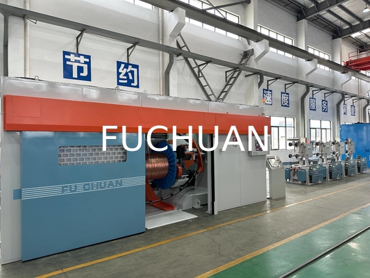 Double Twist Wire Bunching Twisting Machine Bare Copper Wire Combining Machine Met Elektronisch Veranderende Pitches