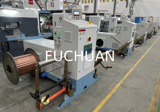 Double Twist Wire Bunching Twisting Machine Bare Copper Wire Combining Machine Met Elektronisch Veranderende Pitches