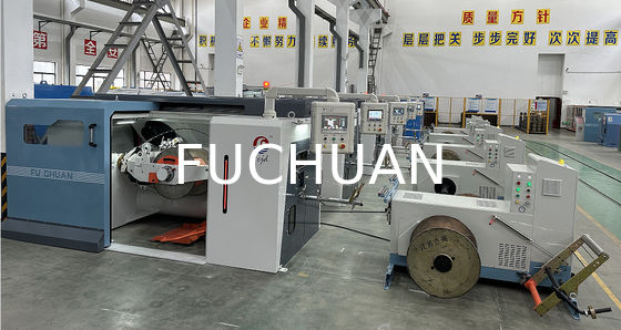 Fuchuan hoge snelheid dubbel draaiende vastlopende koperdraad bundelmachine elektronische toonhoogtes