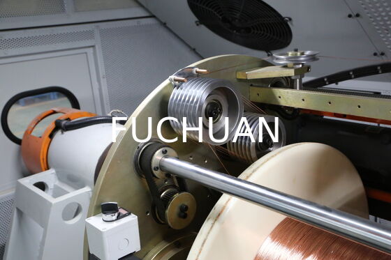 Double Twist Bunching Machine met enkel koolstofvezel boog ontwerp energiebesparing meer dan 25 procent en PLC gebaseerde toonhoogte waarde instellingen